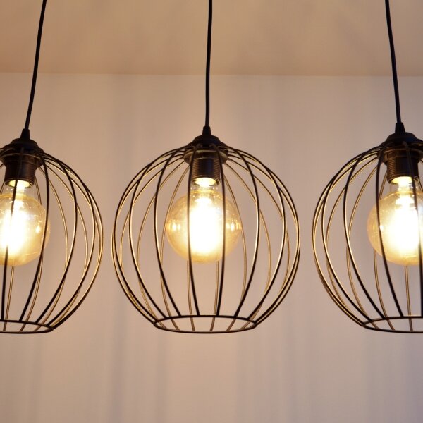 Lampadario LED a cavo MERCURE 3xE27/15W/230V