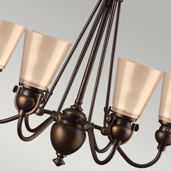 Hinkley HK-MAYFLOWER6 - Lampadario a sospensione con catena MAYFLOWER 6xE27/60W/230V