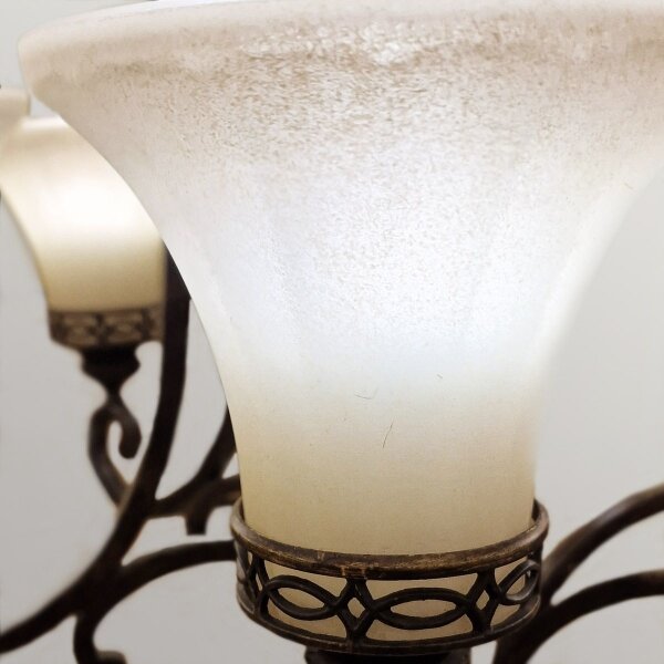 Feiss FE-DRAWING-ROOM6 - Lampadario a sospensione con catena DRAWING ROOM 6xE27/60W/230V