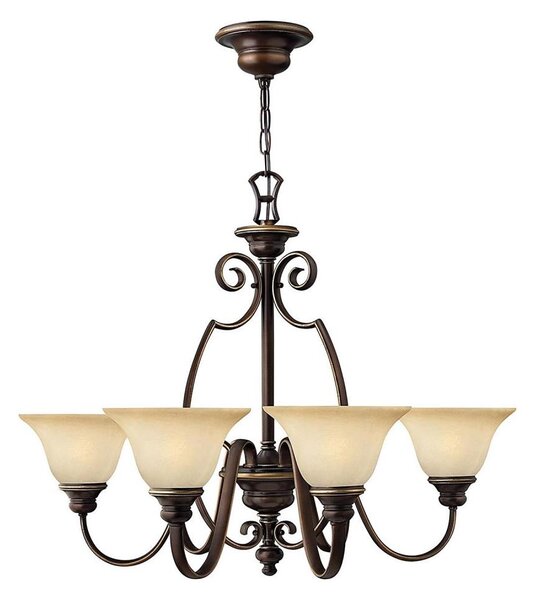 Hinkley HK-CELLO6 - Lampadario a sospensione con catena CELLO 6xE27/60W/230V