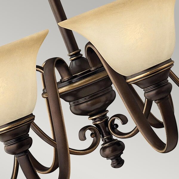 Hinkley HK-CELLO6 - Lampadario a sospensione con catena CELLO 6xE27/60W/230V