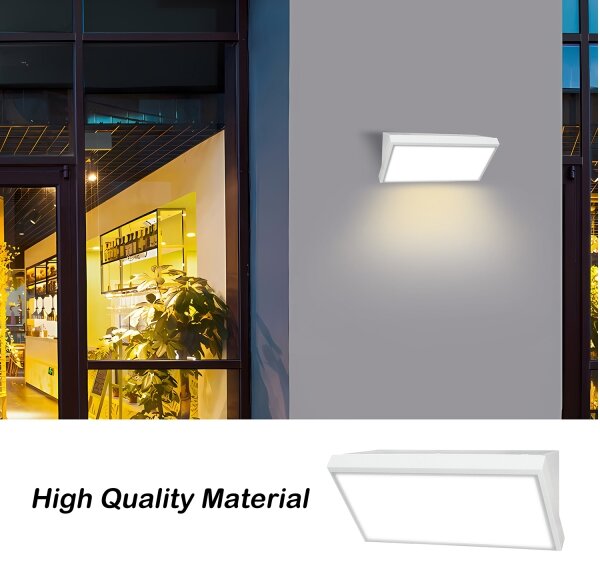 Brilagi-LED Lampada da parete per esterni con sensore TRIANGLE LED/20W/230V bianca IP65