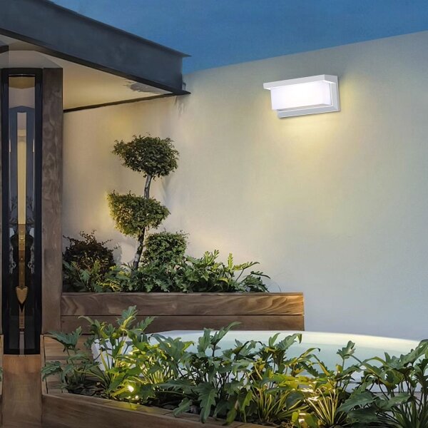 Brilagi - Applique a LED da esterno BRICKY LED/12W/230V bianco IP54