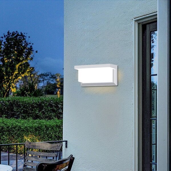 Brilagi - Applique a LED da esterno BRICKY LED/12W/230V bianco IP54