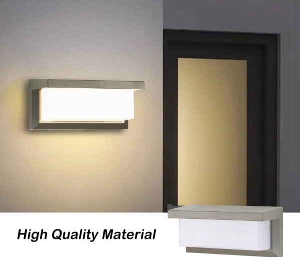 Brilagi - Applique a LED da esterno BRICKY LED/12W/230V grigio IP54