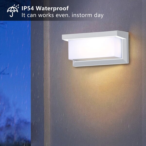 Brilagi - Applique a LED da esterno BRICKY LED/12W/230V bianco IP54