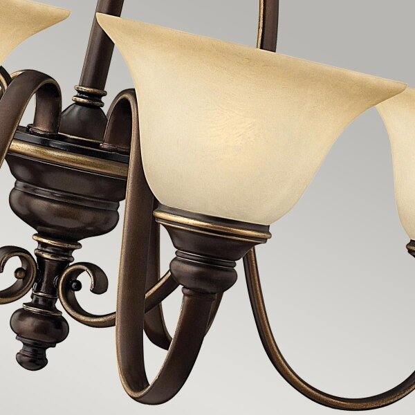 Hinkley HK-CELLO6 - Lampadario a sospensione con catena CELLO 6xE27/60W/230V