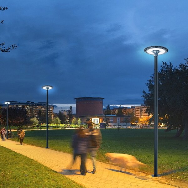 Brilagi-LED Lampione stradale da esterno con palo 3 m URBANSPARK LED/120W/230V antracite IP65