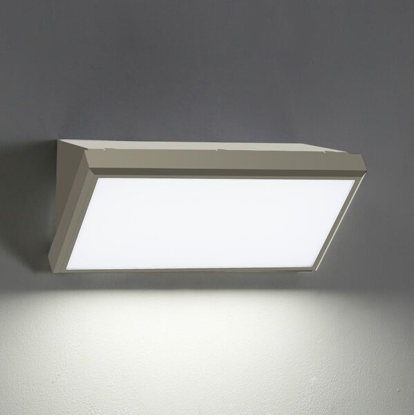 Brilagi - Applique a LED da esterno TRIANGLE LED/20W/230V grigio IP65