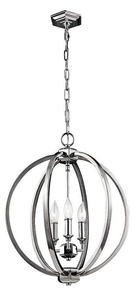 Feiss FE-CORINNE-3P-M - Lampadario a sospensione con catena CORINNE 3xE14/60W/230V