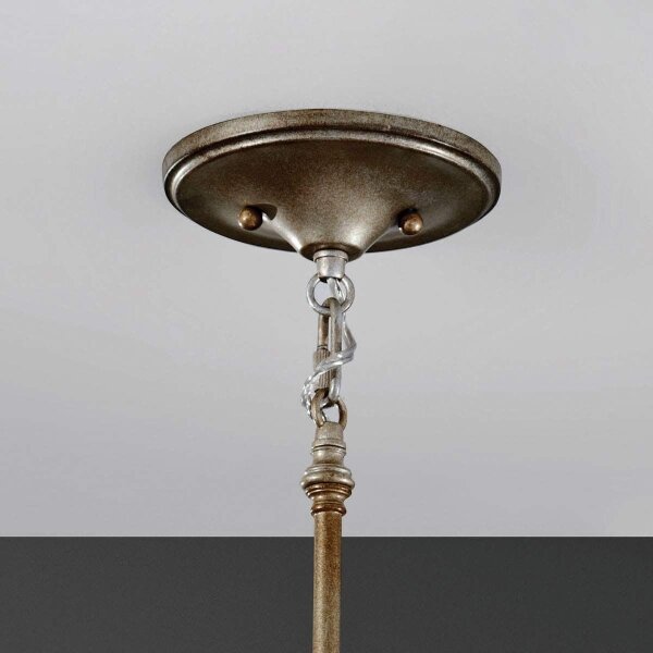 Feiss FE-LUCIA-P-D - Lampadario a sospensione con supporto rigido LUCIA 1xE27/60W/230V