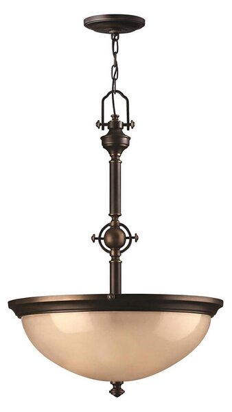 Hinkley HK-MAYFLOWER-P-C - Lampadario a sospensione con catena MAYFLOWER 3xE27/60W/230V