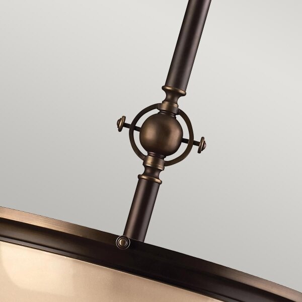 Hinkley HK-MAYFLOWER-P-C - Lampadario a sospensione con catena MAYFLOWER 3xE27/60W/230V