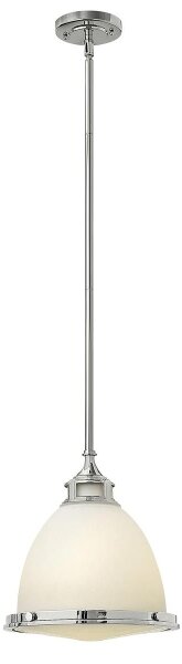 Hinkley HK-AMELIA-P-M-CM - Lampadario a sospensione con supporto rigido AMELIA 1xE27/60W/230V cromo lucido