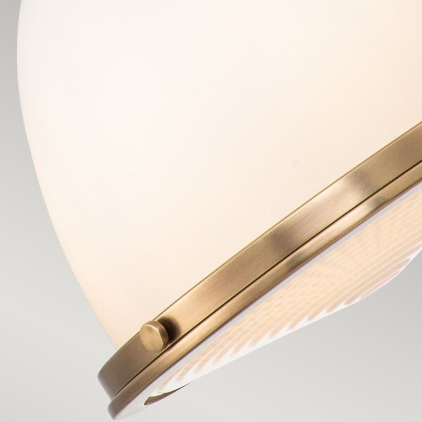 Hinkley HK-AMELIA-P-M-HB - Lampadario a sospensione con supporto rigido AMELIA 1xE27/60W/230V ottone