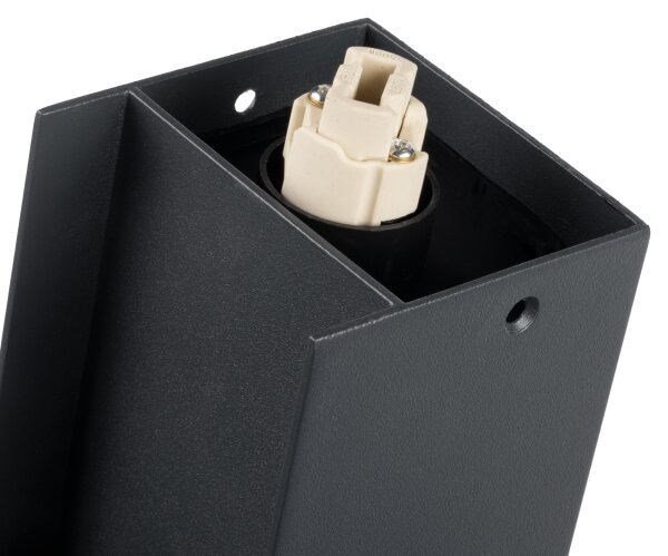 Kanlux 38760 - Lampada da parete esterna DASTEN 1xG9/11W/230V IP44 nero