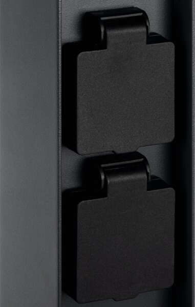 Kanlux 38763-Lampada da esterno con 2 prese DASTEN 1xG9/11W/230V 30 cm IP44 nero