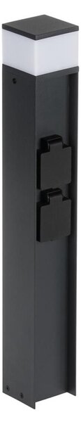 Kanlux 38765-Lampada da esterno con 2 prese DASTEN 1xG9/11W/230V 50 cm IP44 nero