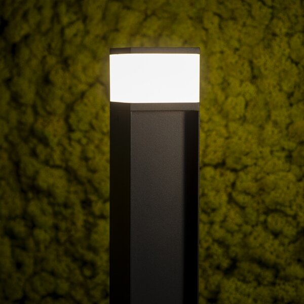 Kanlux 38766 - Lampada da esterno DASTEN 1xG9/11W/230V 80 cm IP44 nero