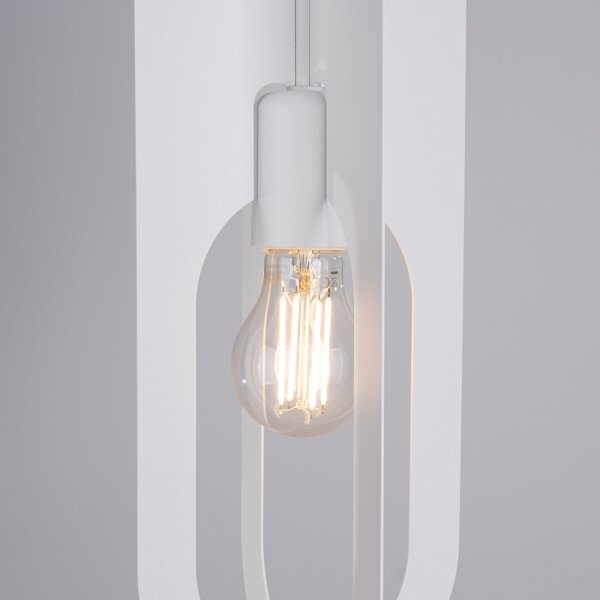 Sollux SL.1360 - Lampadario a sospensione con filo NICUS 1xE27/15W/230V bianco