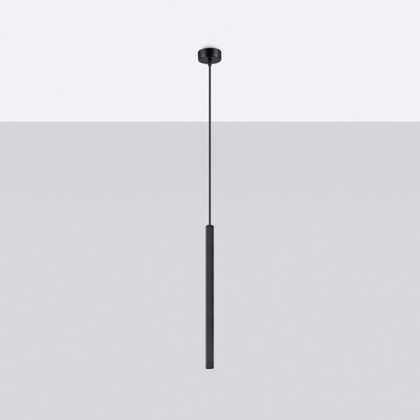 Sollux SL.1338 - Lampadario a sospensione con filo ARCHE 1xG9/8W/230V nero