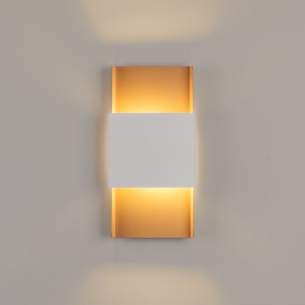 Sollux SL.1353 - Applique DURLIN 2xG9/8W/230V oro/bianco