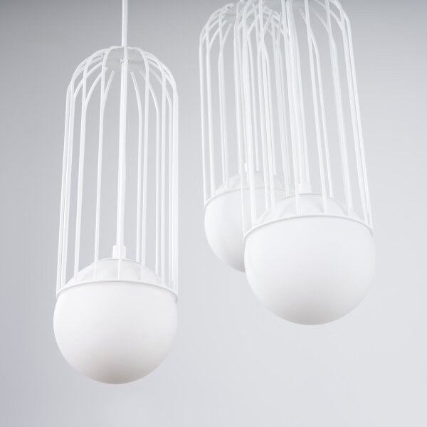 Sollux SL.1335 - Lampadario a sospensione con filo BRINA 3xG9/8W/230V bianco
