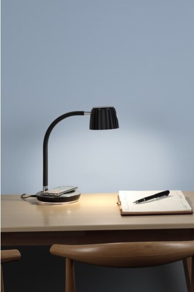 Immax NEO 08996L - Lampada da tavolo LED dimmerabile con un ricarica wireless PERLA LED/6W/230V