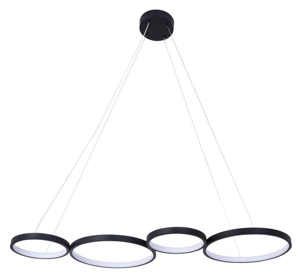 Lampadario LED a sospensione con filo FLAMENCO LED/42W/230V 4000K nero