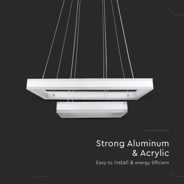 Lampadario a sospensione con filo LED dimmerabile LED/113W/230V 3000K bianco