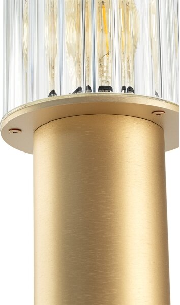 Argon 8753 - Lampada da esterno NORFOLK 1xE27/15W/230V IP44 52cm oro