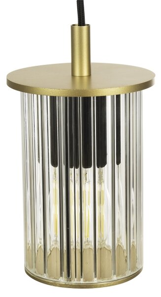 Argon 8755 - Lampadario da esterno a sospensione con filo NORFOLK 1xE27/15W/230V IP44 oro