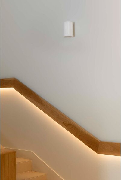 FARO 40522 - Applique SOLE 1xGU10/8W/230V bianco arrotondato