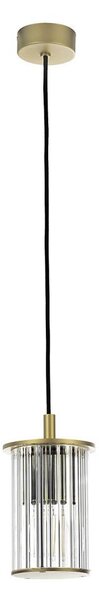 Argon 8755 - Lampadario da esterno a sospensione con filo NORFOLK 1xE27/15W/230V IP44 oro