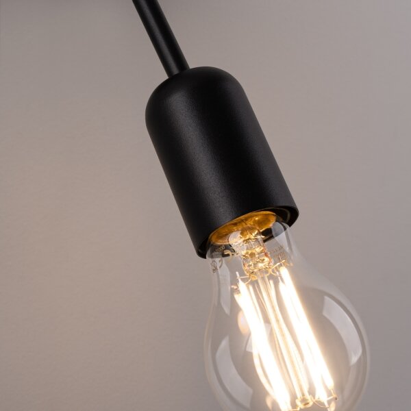 Sollux SL.1433 - Applique LOOP 1xE27/15W/230V nero