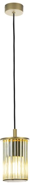 Argon 8755 - Lampadario da esterno a sospensione con filo NORFOLK 1xE27/15W/230V IP44 oro