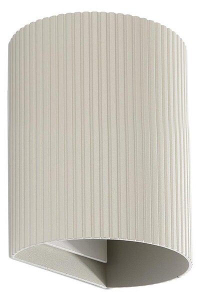 FARO 40528 - Applique SOLE 1xGU10/8W/230V grigio ondulato arrotondato