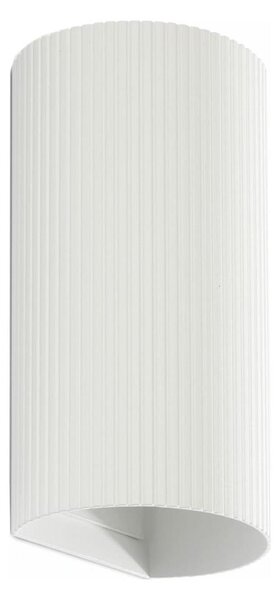 FARO 40542 - Applique SOLE 2xGU10/8W/230V bianco ondulato arrotondato