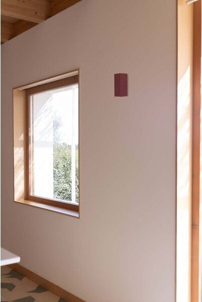 FARO 40568 - Applique SOLE 2xGU10/8W/230V color mattone ondulato quadrato