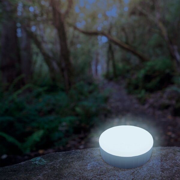 Lampada solare LED con funzione di power bank LED/2W/2V 6500K IPX4 2400 mAh nero