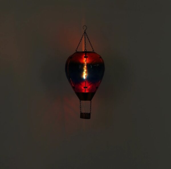 Globo 36137 - LED Decorazione solare a ciondolo 24xLED/0,2W/3V IP44 mongolfiera