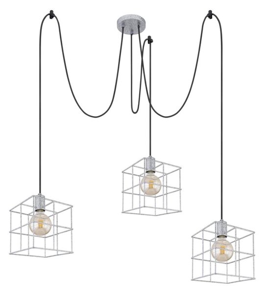 Globo 15530Z-3H1 - Lampadario a sospensione con filo MERRIL 3xE27/60W/230V