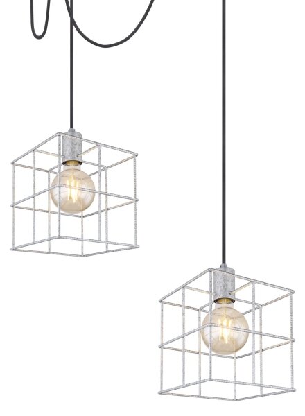 Globo 15530Z-3H1 - Lampadario a sospensione con filo MERRIL 3xE27/60W/230V