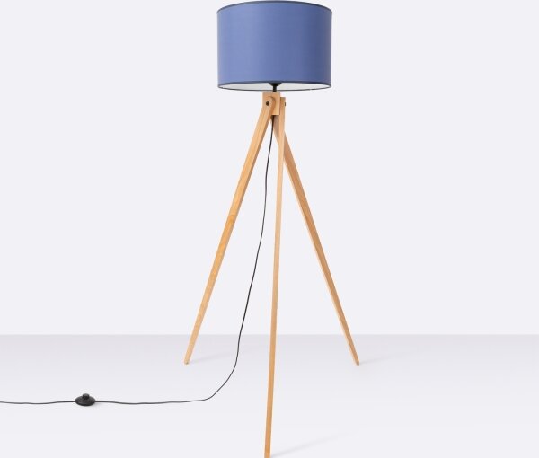 Sollux SL.1906 - Lampada da terra NATT 1xE27/15W/230V blu