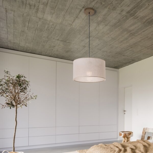Brilagi - LED Lampadario a cavo ANTHONY 1xE27/60W/230V rovere/noce/beige