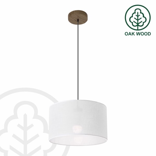 Brilagi - LED Lampadario a cavo ANTHONY 1xE27/60W/230V rovere/noce/bianco