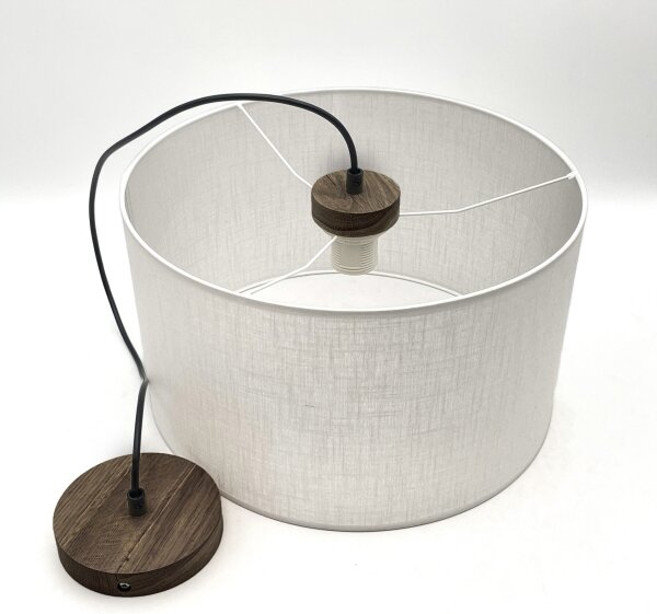 Brilagi - LED Lampadario a cavo ANTHONY 1xE27/60W/230V rovere/noce/bianco