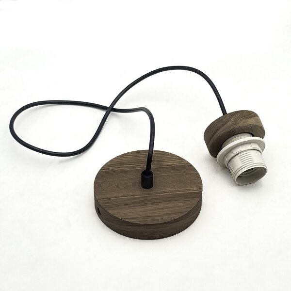 Brilagi - LED Lampadario a cavo ANTHONY 1xE27/60W/230V rovere/noce/beige