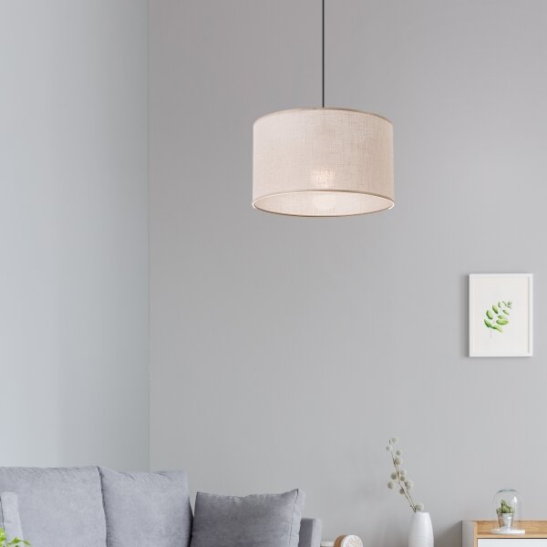 Brilagi - LED Lampadario a cavo ANTHONY 1xE27/60W/230V rovere/noce/beige