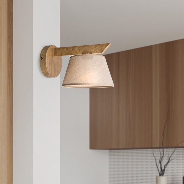 Brilagi - LED Applique ANTHONY 1xE14/40W/230V quercia/beige